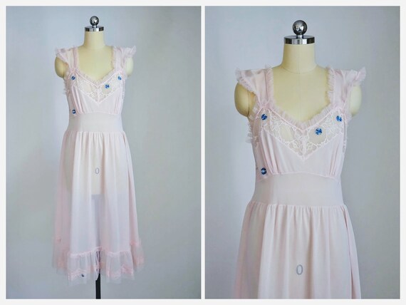vintage 60s stern-maid slip dress | nightgown