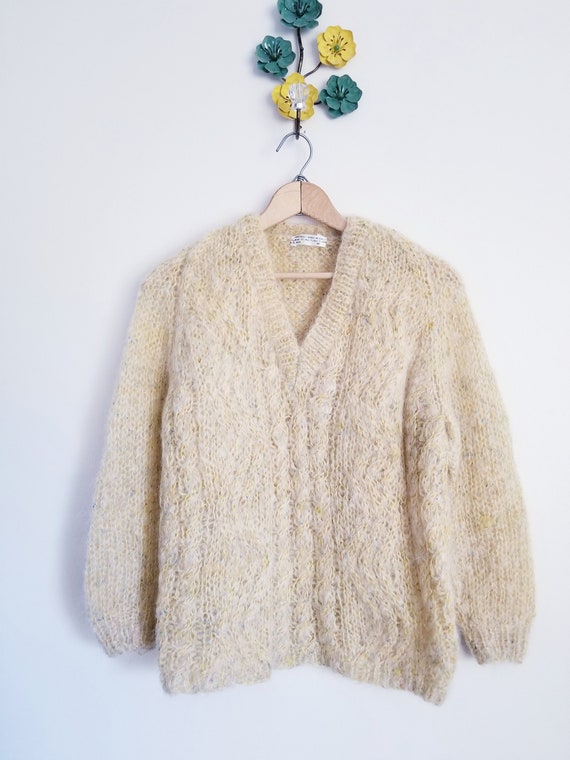 Italian Hand Knit Mohair Sweater