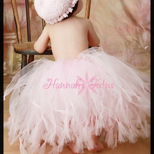 Custom Pink Knotted Birthday Cupcake Tutu Great for 1st Birthday Pictures Photographer Prop Summer Pictures