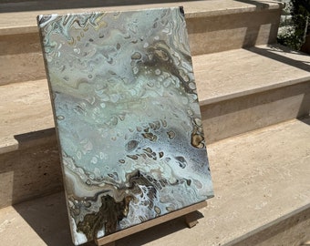 Original Abstract Acrylic Painting, Wall Art, Aesthetic Room Decor, Housewarming Gift, Fluid Art, Unique Acrylic Pour Art, Custom Painting