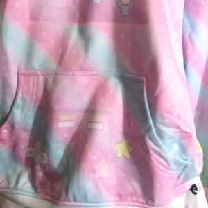 Kikko TV Pastel Video Game Yume Kawaii Sweater, Kawaii Sweater, Pastel Sweater image 3