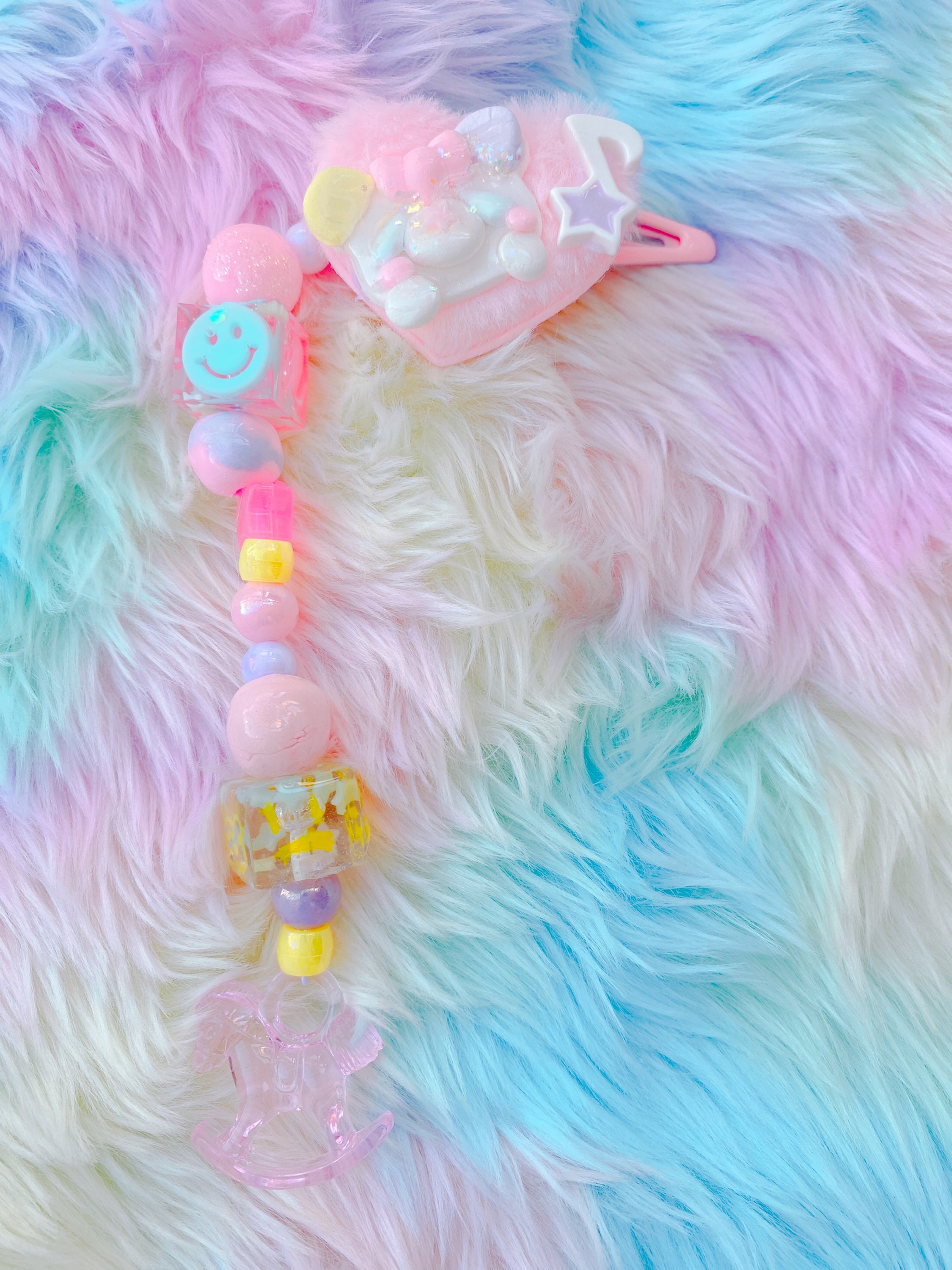 Fairy Kei Decora Baby Bow Hair Clip Pin Barette Kawaii DDLG Playground