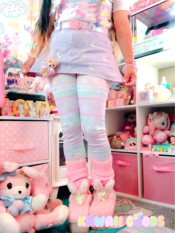 Pastel Rainbow Slime Leggings