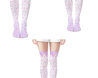 Pills Pastel Menhera OTK, Yami Kawaii Over the knee Gory Version (made to order)