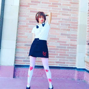 Guro Kawa Painfully Hurt Abby Bunny Bandage Tights,  Yami Kawaii,menhera leggings, kawaii pills tights, menhera  leggings, kawaii leggings,