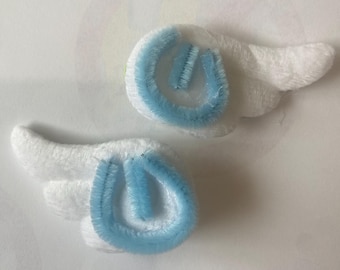 Tenshi Kaiwai  Angel Wings Hair 2-way clip set, kawaii clip, fairykei clip, cute clip, pastel clip, angel wings clip