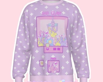 Sad Claw Machine Sweater, Yami Kawaii, menhera sweater