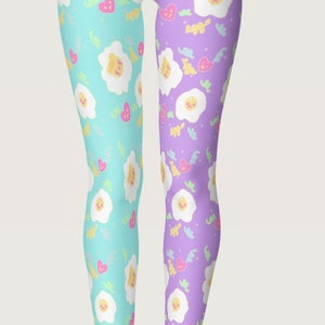 I love Eggs Leggings made to order image 6