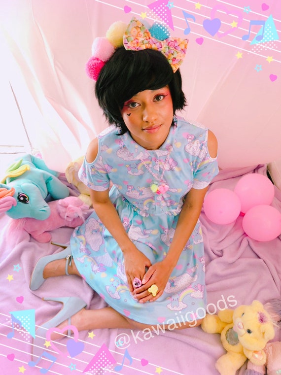 Sweetie Dreams and Trixie Dreamy Clouds Yume Kawaii Dress, Pastel Clothing, Kawaii  Clothing, Cute Clothing, Pastel Dress, Cute Dress, Kawaii -  Hong Kong