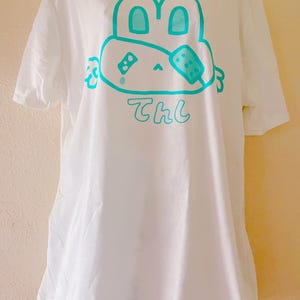 Tenshi Kaiwai Usagi Bunny Shirt, Kawaii shirt, cute shirt, pastel shirt, pastel clothing, cute clothing, kawaii clothing, pastel