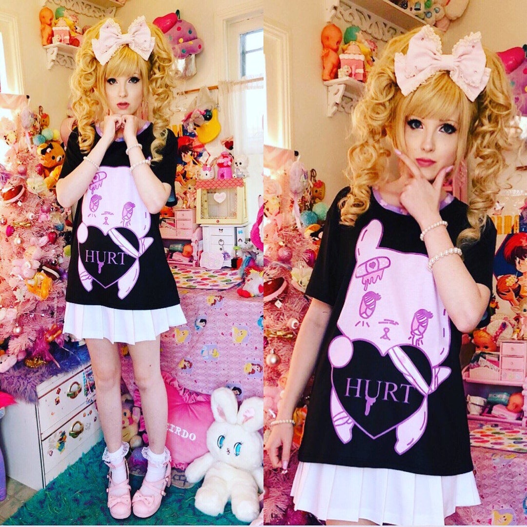 Painfully Hurt Bunny Conversation Heart Shirt HURT, Menhera Top, Menhera Blouse, Menhera Shirt, Kawaii Shirt, Kawaii Top, Cute Top, Menhera - Etsy Barbados