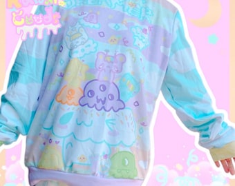 Dreamer Emotion Bear, Trixie, Sweetie Dreams, Daisy, Twinkle Sweater, Starry Rainbow Sweater, Fairy Kei Sweater, Fairykei Sweater