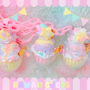 Custom Ice Cream Soda float Necklace, custom necklace, kawaii necklace, cute necklace, pastel necklace, fairykei necklace,