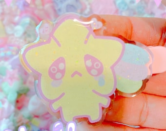 Twinkle Glitter Sparkly Hair clip , kawaii clip, fairykei clip, cute clip, pastel clip