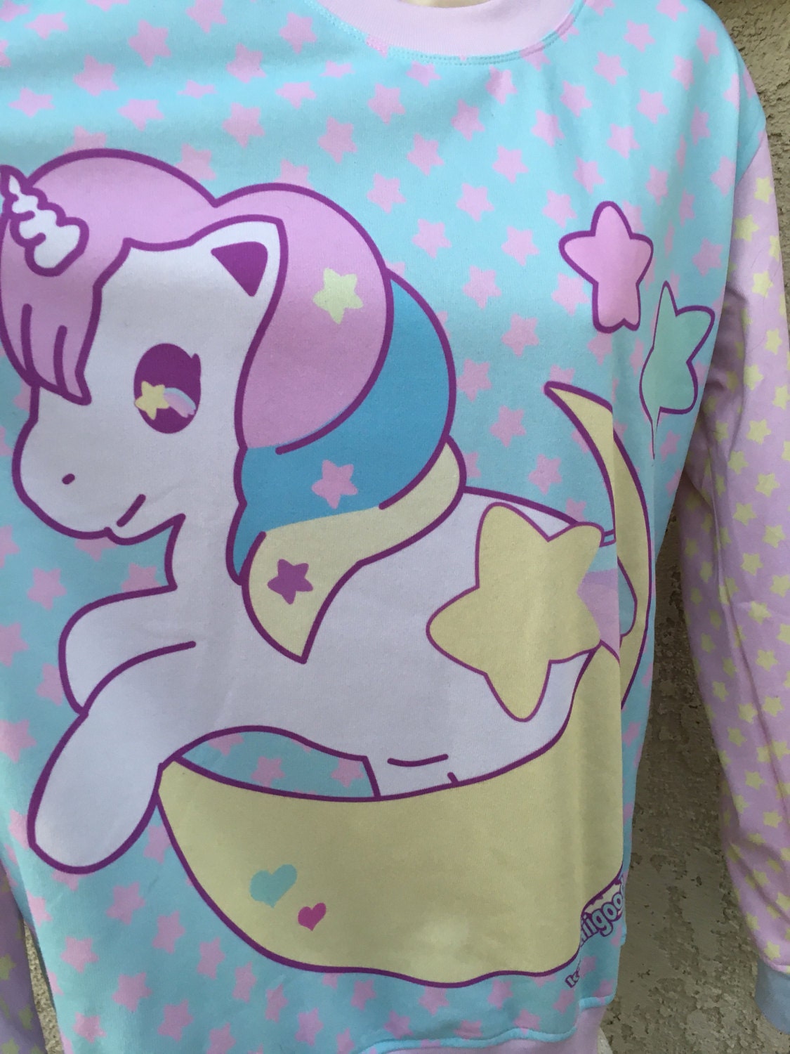 Sweetie Dream the Unicorn Sweater Starry Rainbow Sweater - Etsy