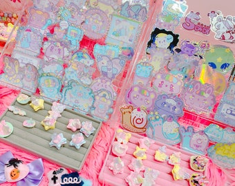 KG Ultimate Holographic Sticker Pack Set, Glitter Sticker, kawaii stickers, pastel stickers, cute stickers, fairykei stickers,