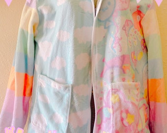 Fuzzy Dreamy Kikko TV & Emotion Bear  Friends Hoodie, Kawaii hoodie, Cute hoodies, pastel hoodie, adorable hoodie, kawaii hoodie