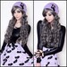 Creepy Cute Eyeball Bat Skirt, Eyeball Skirt, Bat Skirt, Pastel Goth Skirt