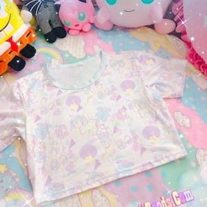 Sweetie Dreams et Trixie - Top court kawaii parfait années 80