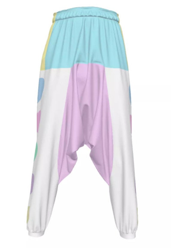 Kawaii Pastel Cute Heart Harem Pants 