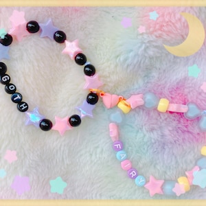 Custom friendship bracelet, make your own bracelet, kawaii bracelet, pastel bracelet, ooak bracelet, cute bracelet, custom bracelet, cute