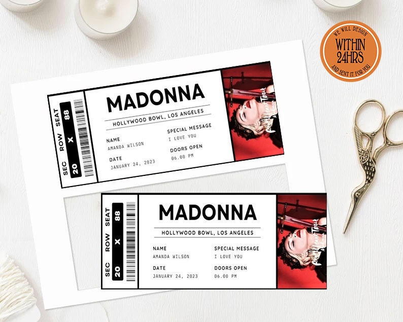 ticket madonna tour