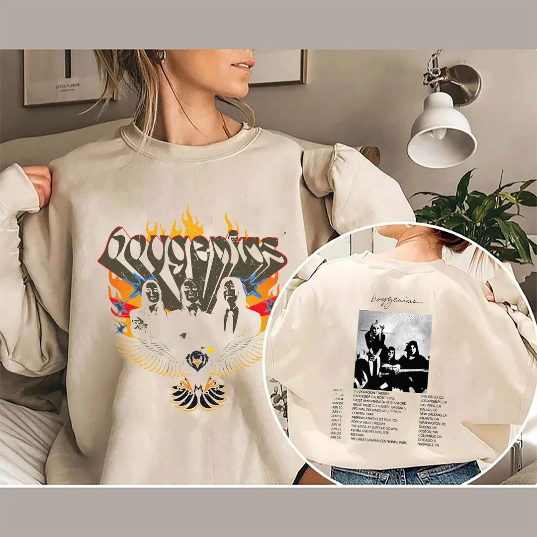 Boygenius Tshirt Reset Tour 2023 Shirt Boygenius Band Tour Etsy