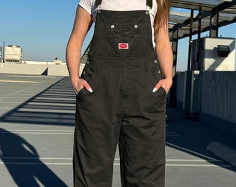 Plus Size Revolt Vintage 90s Cotton Overalls - Revolt Utility Jumpsuit