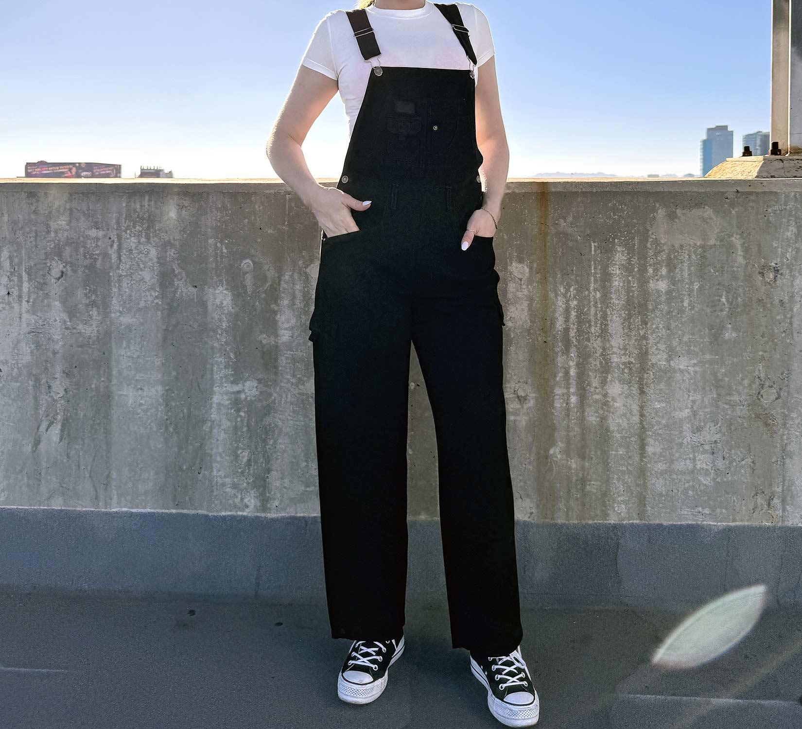 Large Black Overalls - Etsy display picture 1