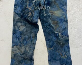Ice Dyed Volcom Mens Elastic Waist Pants