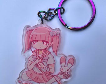 Menhera Chan double sided epoxy keychain