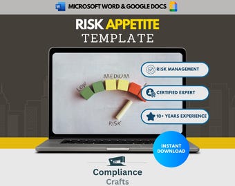 Marco de apetito de riesgo y plantilla de declaración de apetito de riesgo: definir, evaluar y alinear la tolerancia al riesgo con los objetivos estratégicos