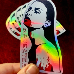 SÉRIE MANEATER | Adesivos holográficos de bebês