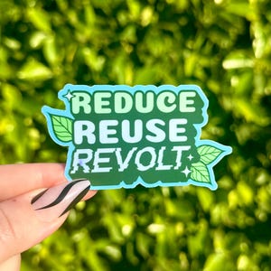 Reuse Reuse | Holographische Linke Punk Sticker
