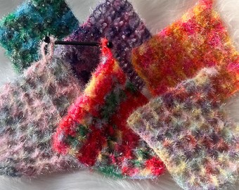 Multitalent: gehäkeltes Spültuch, Peelingtuch für Glanz und Pflege