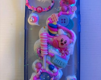 Handmade Candy iPhone 15 Decoden Case | Pastel Kawaii Phone Cover