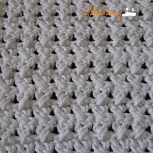 PATTERN in PDF Easy Crochet dishcloth flat dish cloth thick, dense dishcloth Dishcloth 41 image 3