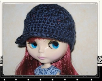 PATTERN Crocheted cap/hat for Blythe doll -- Doll Hat 10