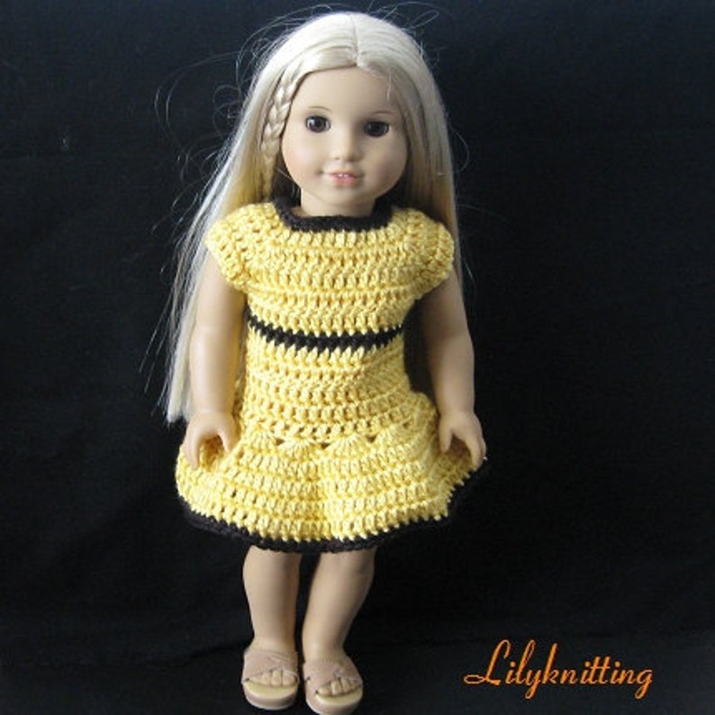 PATTERN in PDF Crocheted Doll Skirt Fits American Girl Gotz Etsy