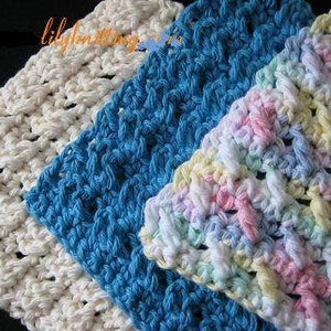 Pattern in PDF Crocheted dishcloth/washcloth/ragcloth textured dishcloth Dishcloth 28 image 2