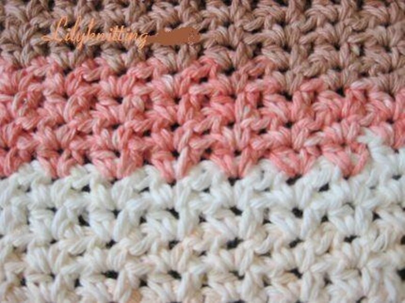 PATTERN in PDF crochet dishcloth washcloth ragcloth Dish cloth 33 image 2