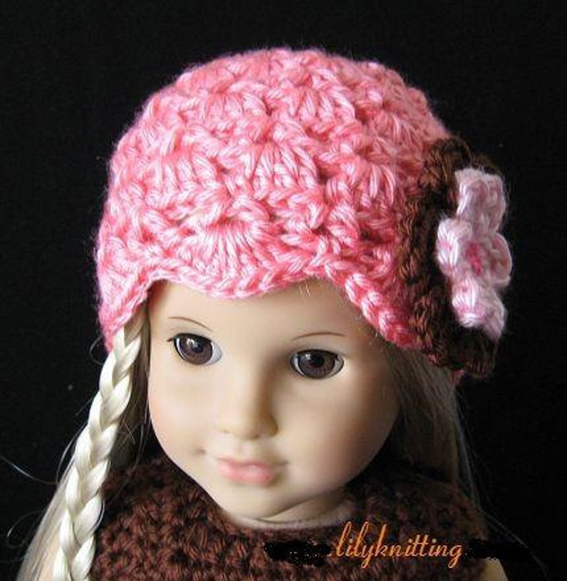 PATTERN in PDF Crocheted Doll Beanie Hat for American Girl Etsy