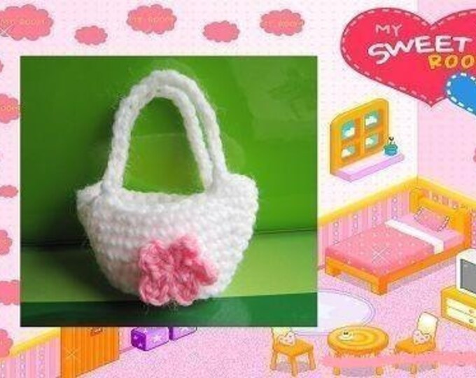 PATTERN in PDF Crocheted Doll Purse for American Girl/gotz/blythe/my Twin or Similar 15 18