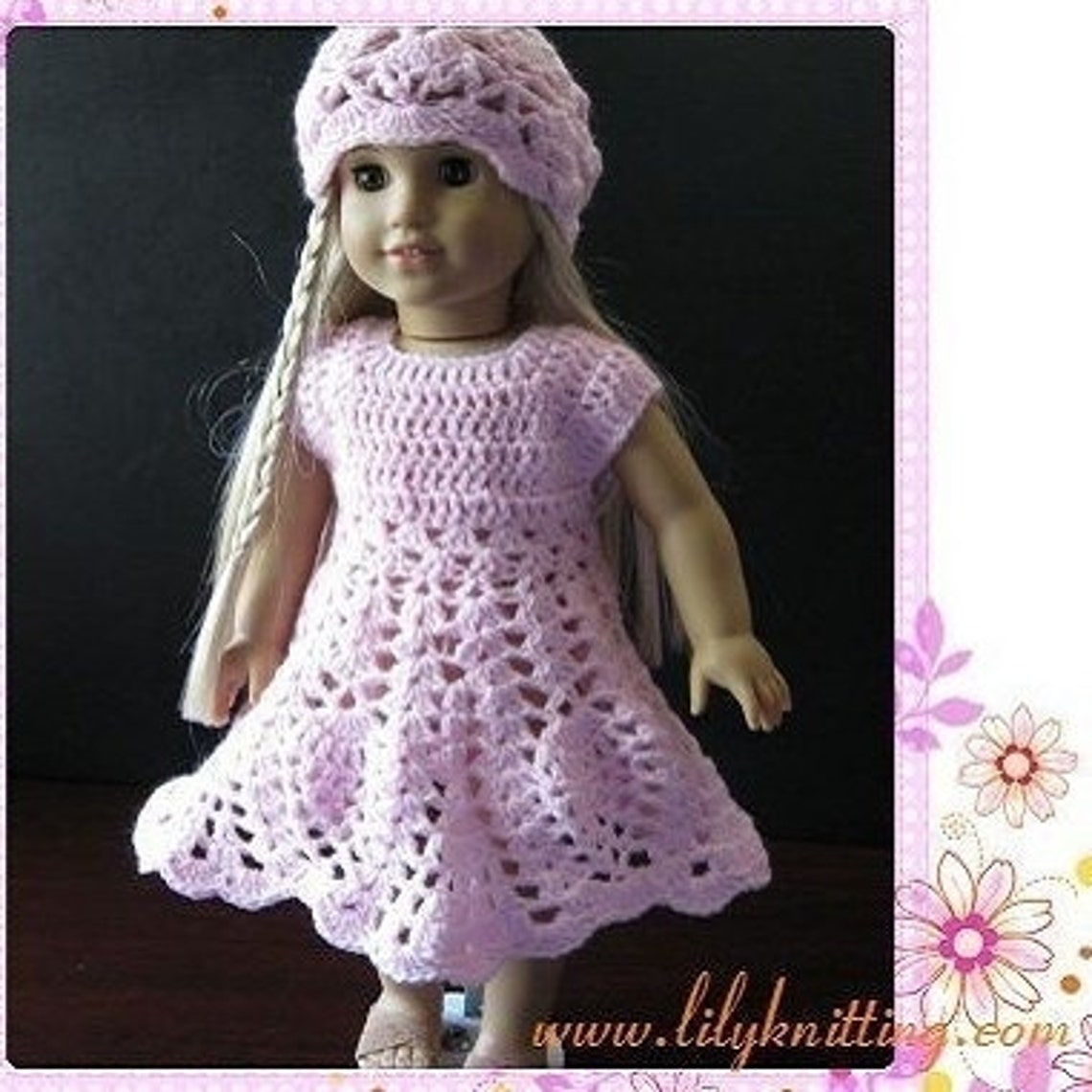 PATTERN in PDF Crocheted Doll Hat for American Girl Gotz - Etsy