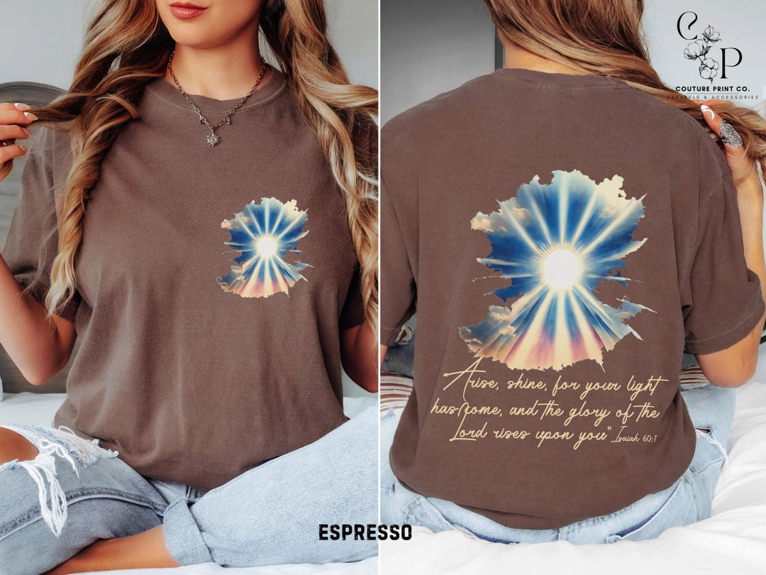 T-shirt Personnalisé 'Creed Ambassador' Avec Citation Isaïe 6:8 - Coton Lourd - Tailles S à 5XL - Fabriqué Aux USA