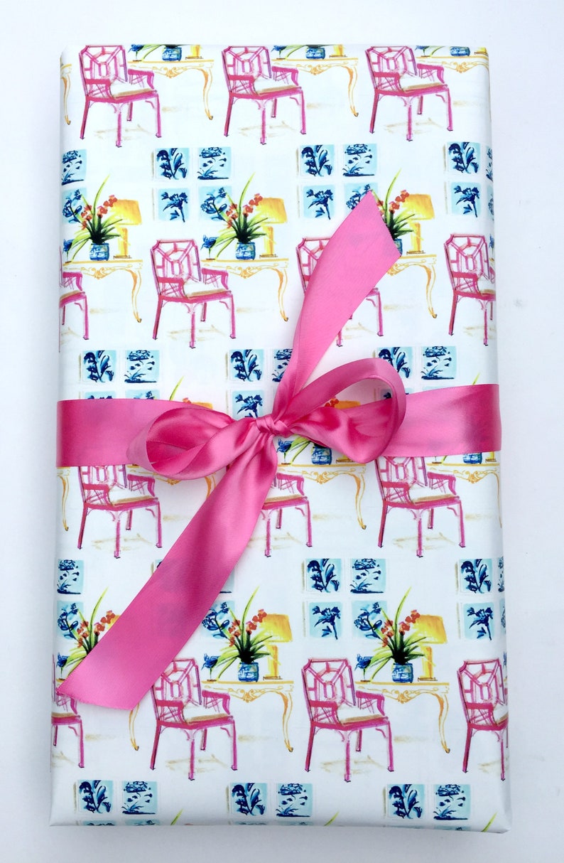 Lilly Pulitzer Paper Wrapping Paper Roll Gift Wrap Pink Gift Etsy