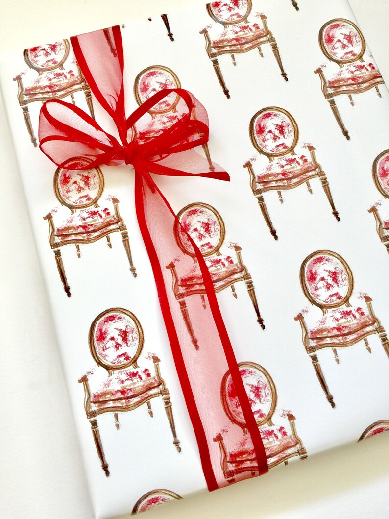 Christmas Wrapping Paper Elegant Christmas Decorations Gift Etsy