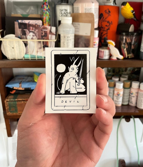 Holographic Tarot Stickers / Deth P. Sun