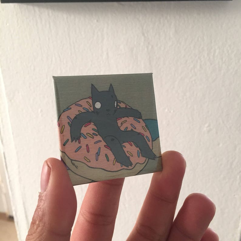 Donut Cat Magnet