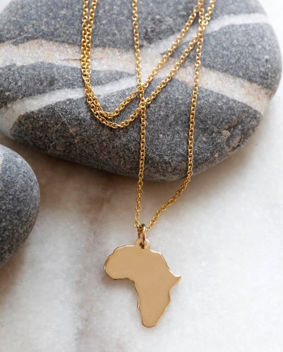14k on sale africa pendant